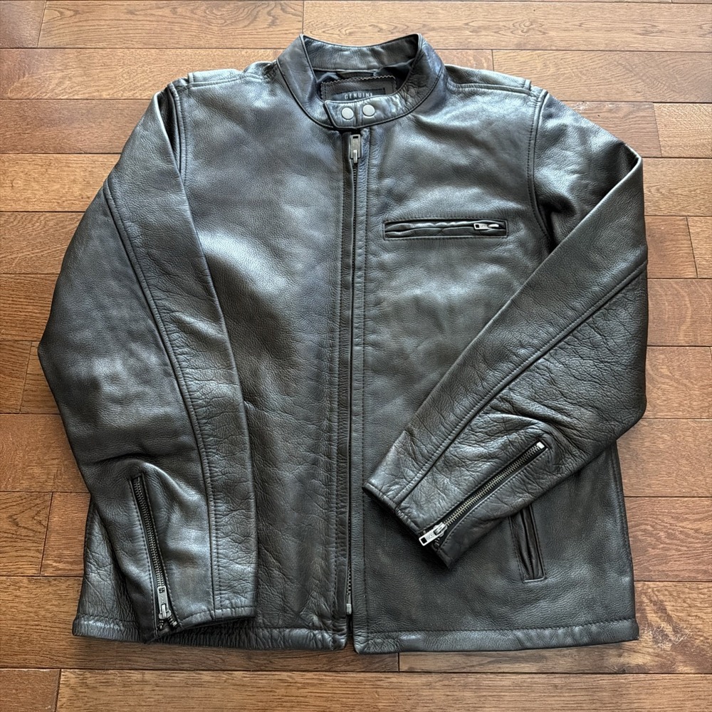 Harley Davidson Leather Genuine Cafe Racer Sport Rider Men's Medium